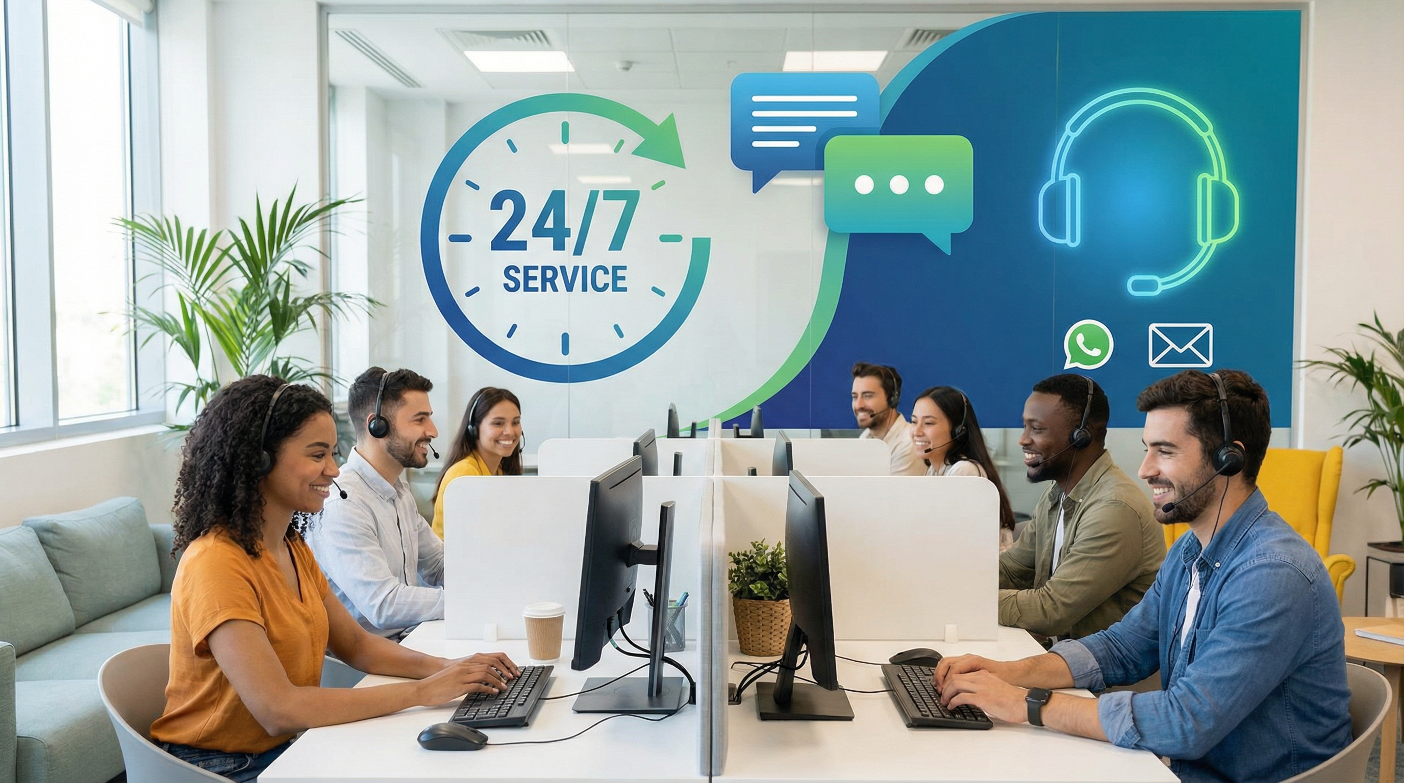 问鼎娱乐24/7客户支持团队